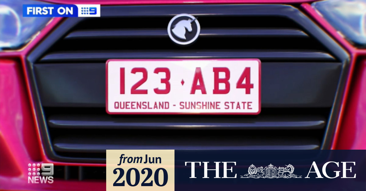 Video New license plates hit Queensland
